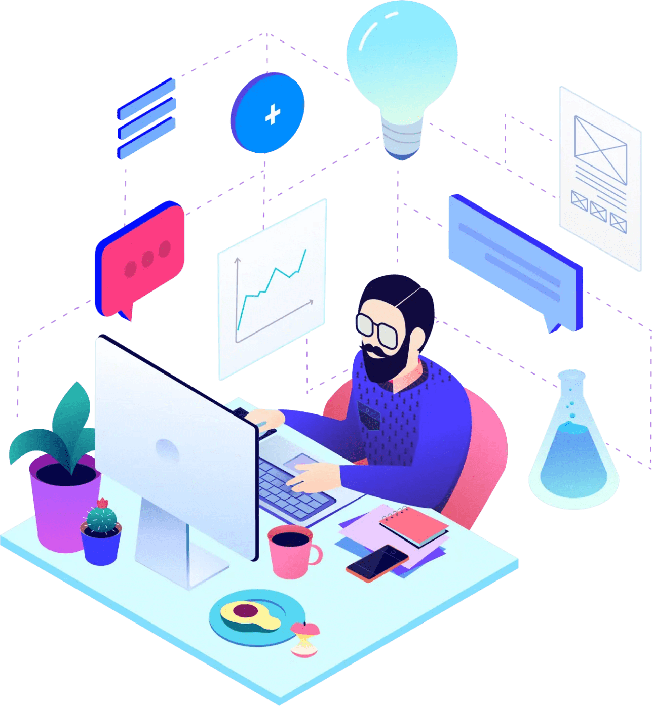 Elliott in a working environment